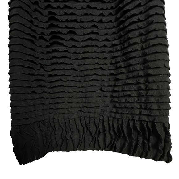 CUSTO Barcelona Black and Blue Ruffled Mini Dress Size: XS - Picture 9 of 13